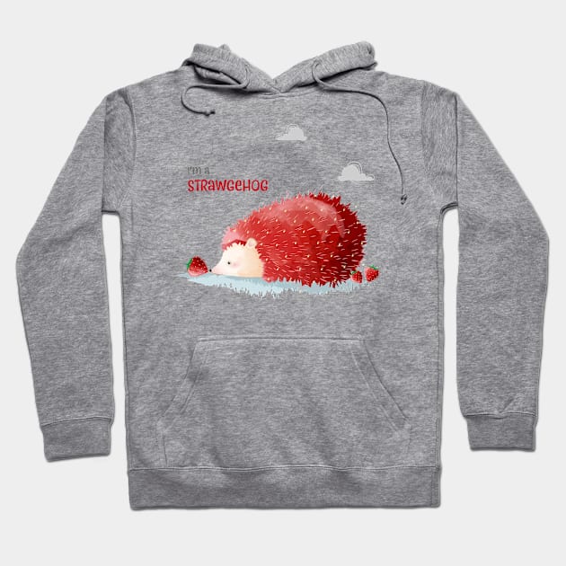 Hedgehog strawberry strawgehog Hoodie by Johnny_Sk3tch